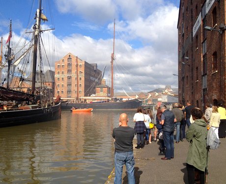 Gloucester Docks Filming