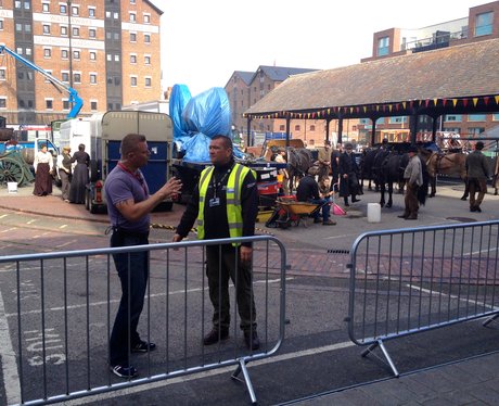 Gloucester Docks Filming