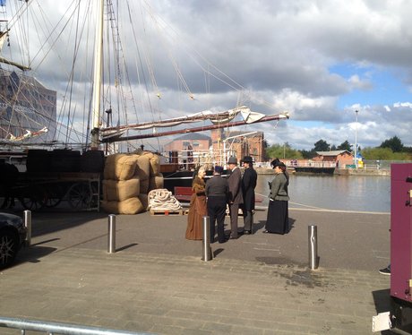 Gloucester Docks Filming