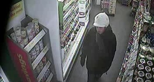 Southsea One Stop robbery CCTV