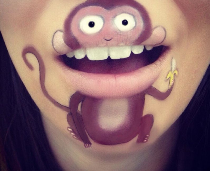 What A Cheeky Monkey Weird Wonderful Cartoon Face Painting Extravaganza Heart
