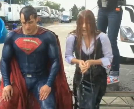Henry Cavill and Amy Adams