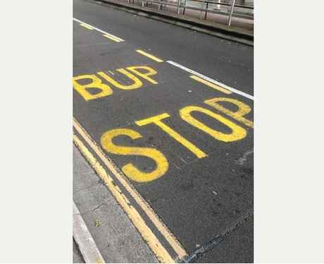 Incorrectly spelt sign