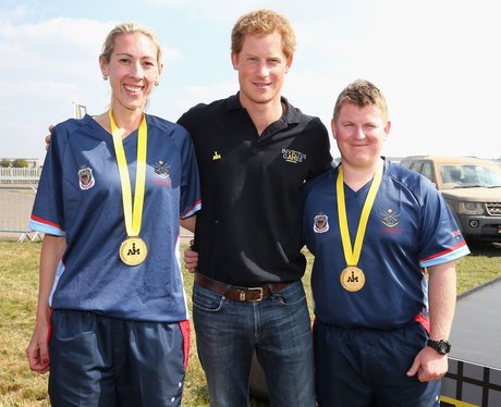 Prince Harry and athletes