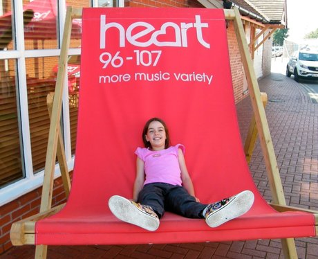 The Heart Angels took their giant deckchair down t