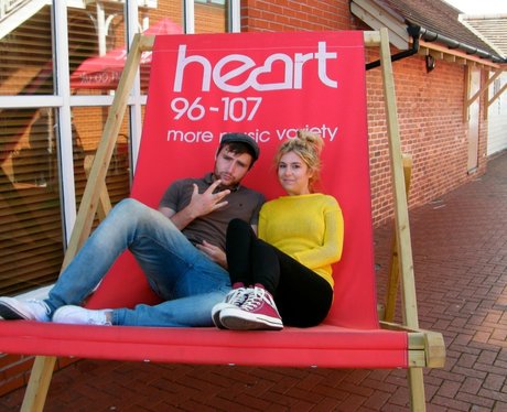 The Heart Angels took their giant deckchair down t