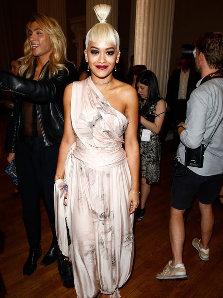Rita Ora with a top not