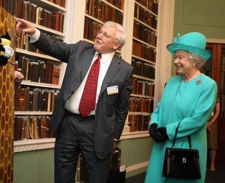 David Attenborough with Queen Elizabeth II