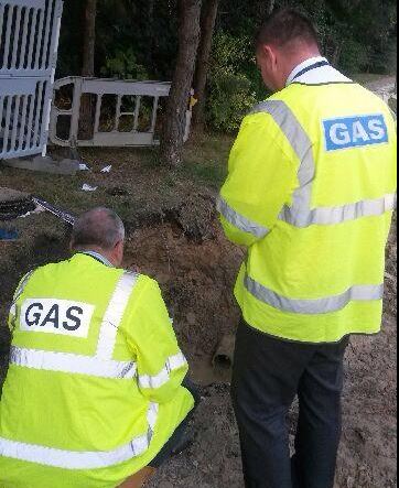 gas main Canford Heath Poole