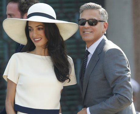 George Clooney and wife Amal Alamuddin 