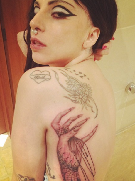 Lady Gaga New Tattoo Instagram 