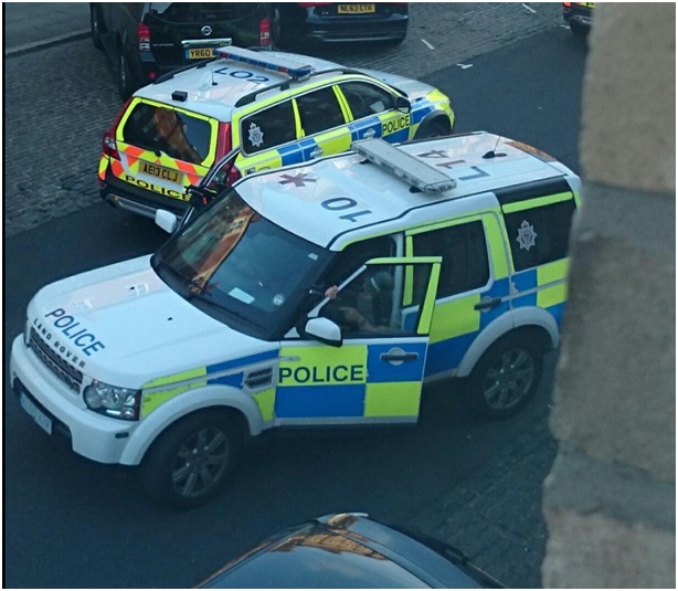 north shields armed police stand off