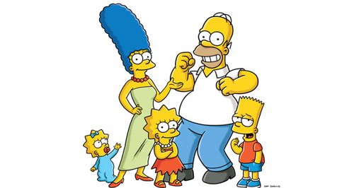 sky, the simpsons