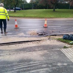 Addenbrooke's Burst Water Main