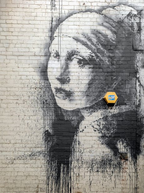Banksy 'Girl with the pierced ear'