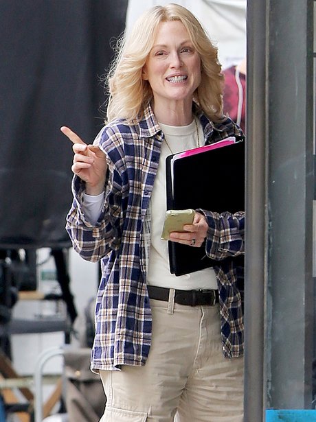 Julianne Moore with blonde hair