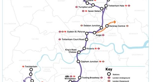 Crossrail 2 Route