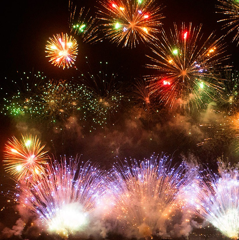 Danbury Fireworks 2016 Heart Essex