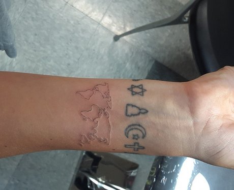 Lily Allen's World Tattoo