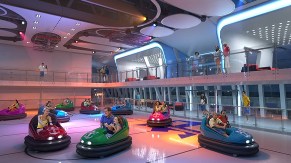 Quantum of the Seas bumper cars