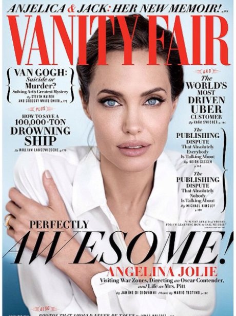 Angelina Jolie stuns on the cover of Vanity Fair. - Best Celebrity ...