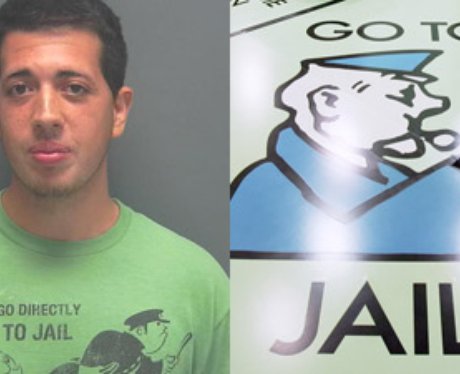 monopoly go to jail tshirt