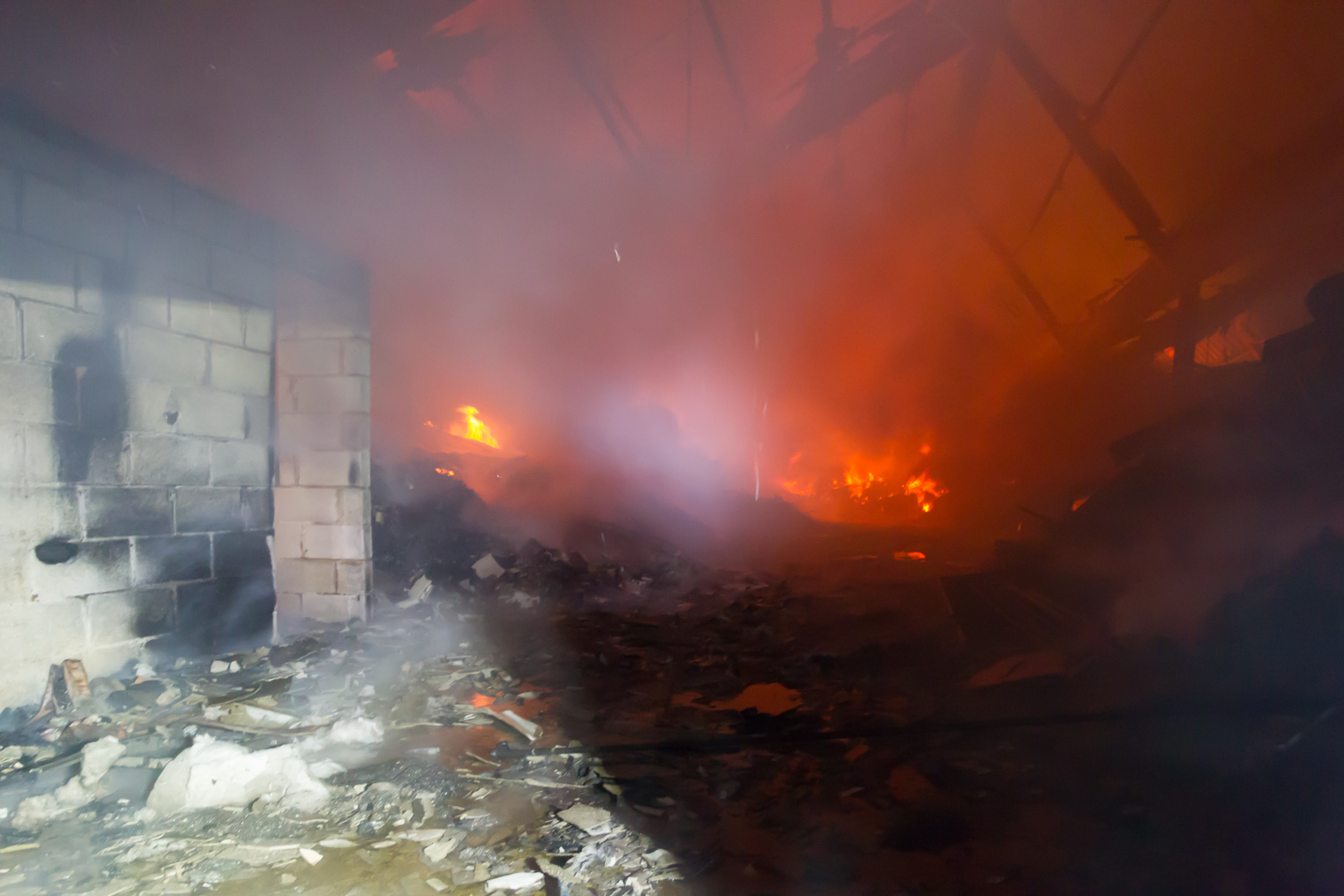 Industrial estate fire in bilston 