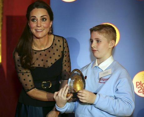 Kate Middleton with a child