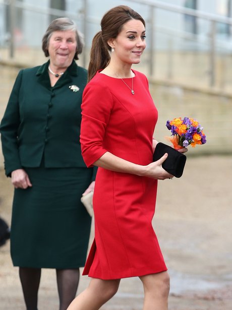 In a Katherine Hooker shift dress. - Kate Middleton's Most Fabulous ...