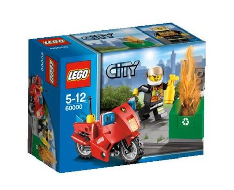 Lego City 60000: Fire Motorcycle, £4.99 