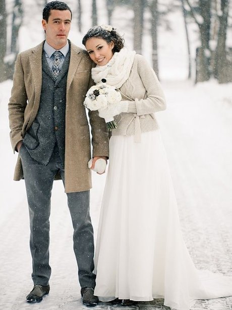Buy winter wedding dresses with fur - In stock