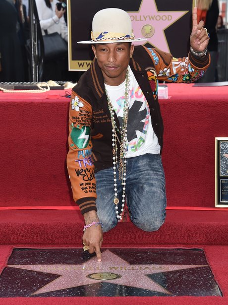 Pharrell Hollywood Walk Of Fame