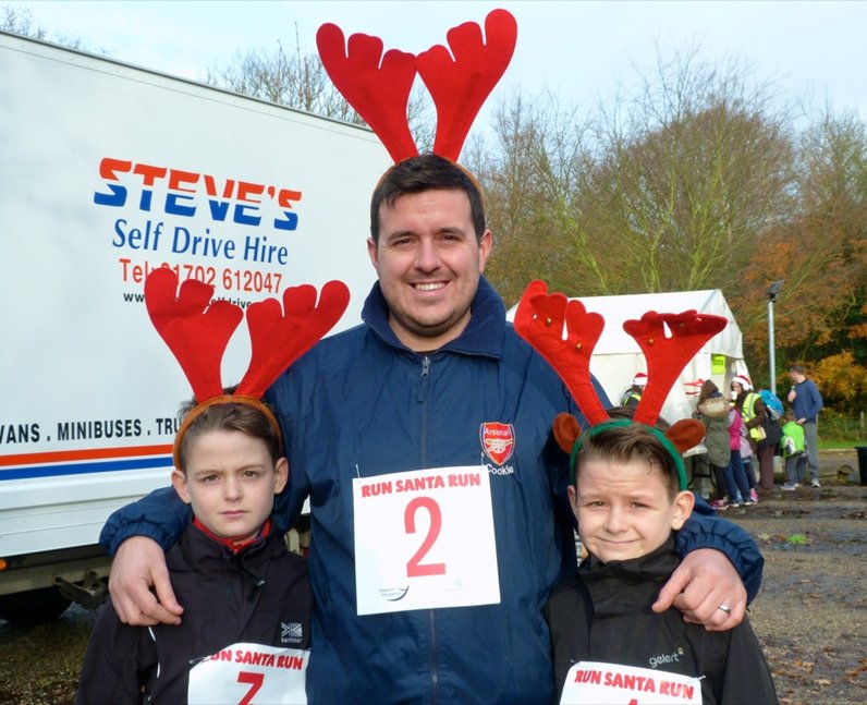 Havens Hospice Santa Run (7 December 2014)