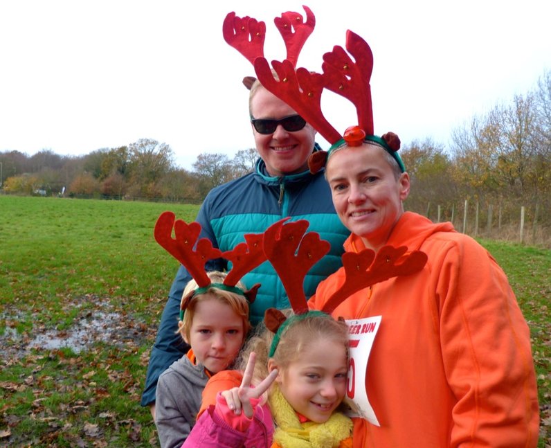Havens Hospice Santa Run (7 December 2014)