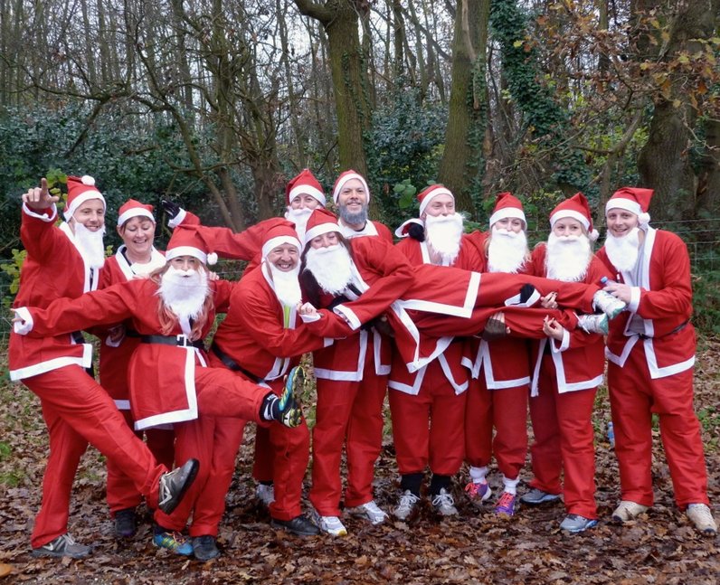 Havens Hospice Santa Run (7 December 2014)