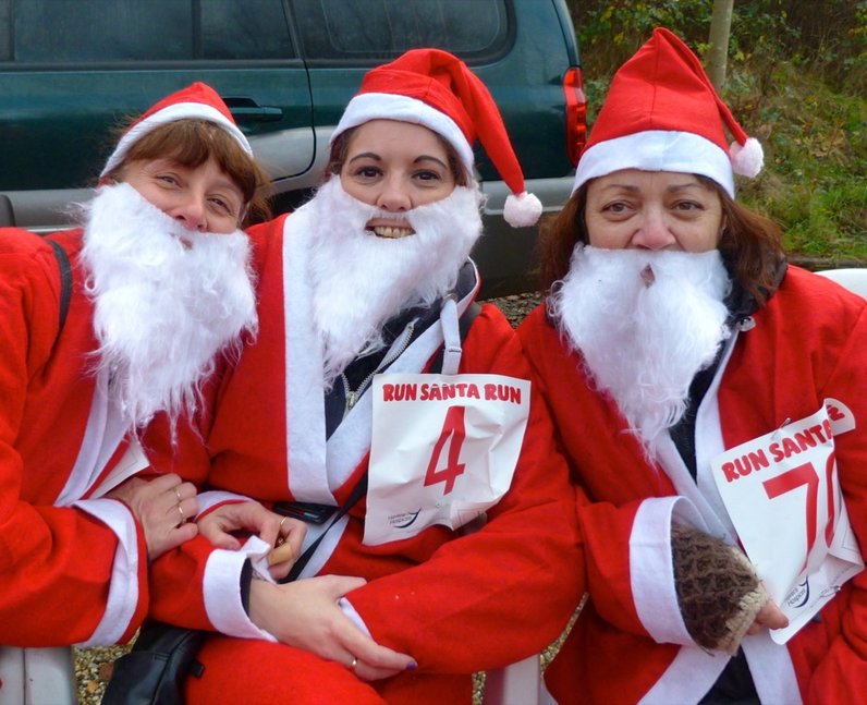 Havens Hospice Santa Run (7 December 2014)