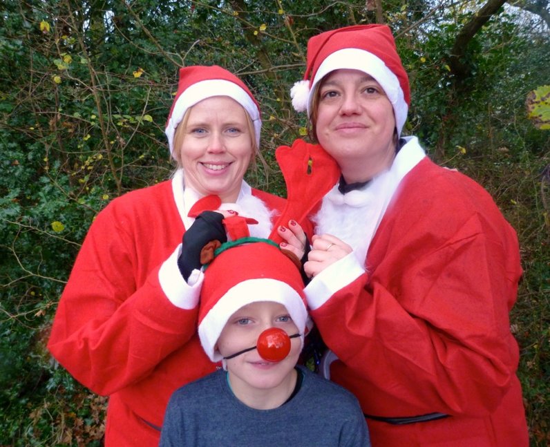 Havens Hospice Santa Run (7 December 2014)
