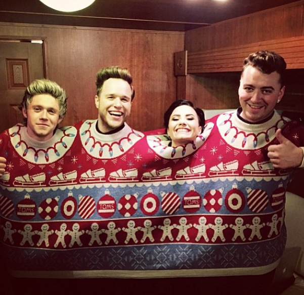 Niall Horan, Olly Murs, Demi Lovato and Sam Smith 