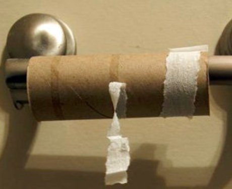 Used loo roll