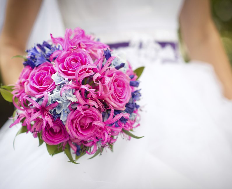 floral wedding bunch