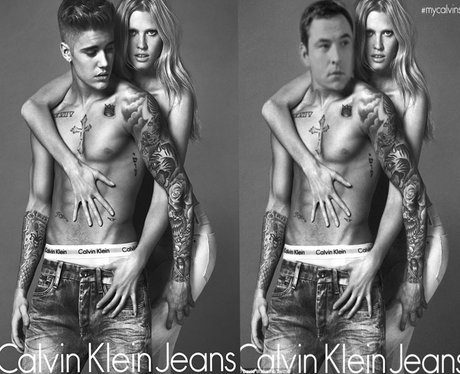 David Walliams, Justin Bieber, Calvin Klein