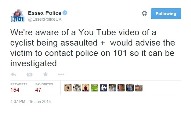 Essex Police want the victim to come forward. 