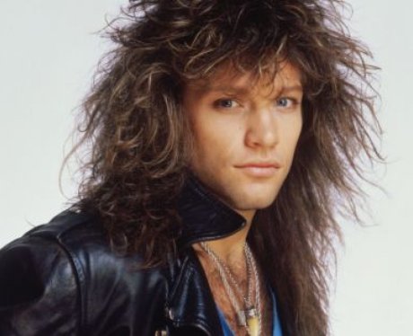 Jon Bon Jovi - Insane 80s Hair - Heart