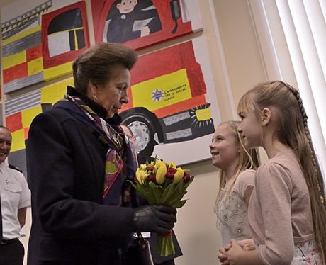 Princess Anne Opens Cambridge Fire Station
