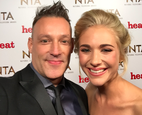 Toby Anstis and Maddy Hill selfie