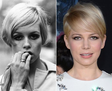 Twiggy and Michelle Williams