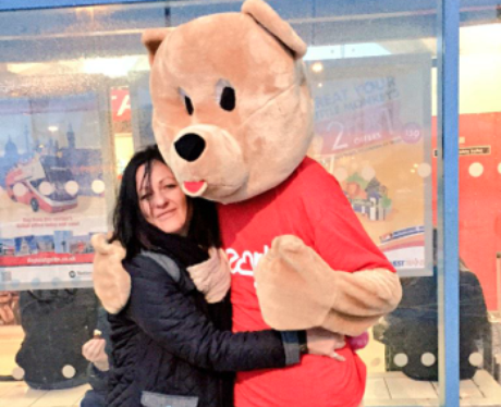Heart Teddy Bear Giving Free Hugs In Poole