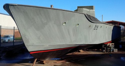 MTB 219 torpedo boat restored in Bridgwater