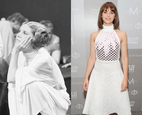 Star Wars - Felicity Jones and Carrie Fisher
