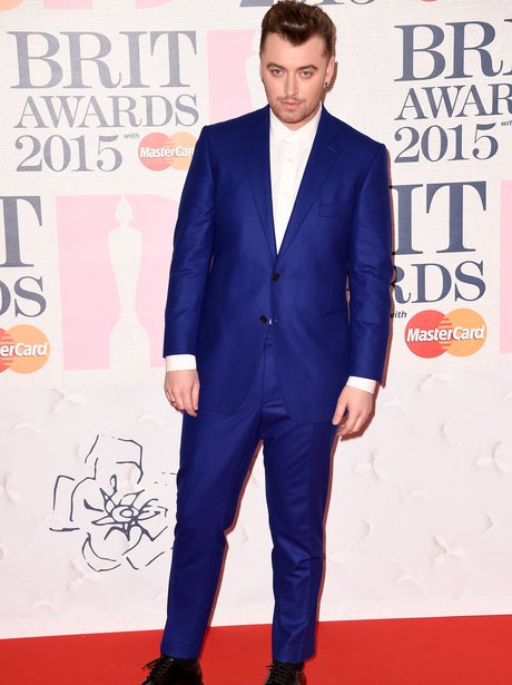 Sam Smith at The Brit Awards 2015